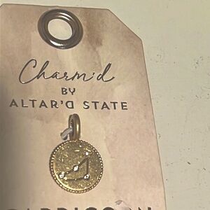 Capricorn charm by alterd state antique gold